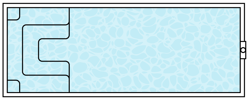 Cleo 5 pool shape diagram