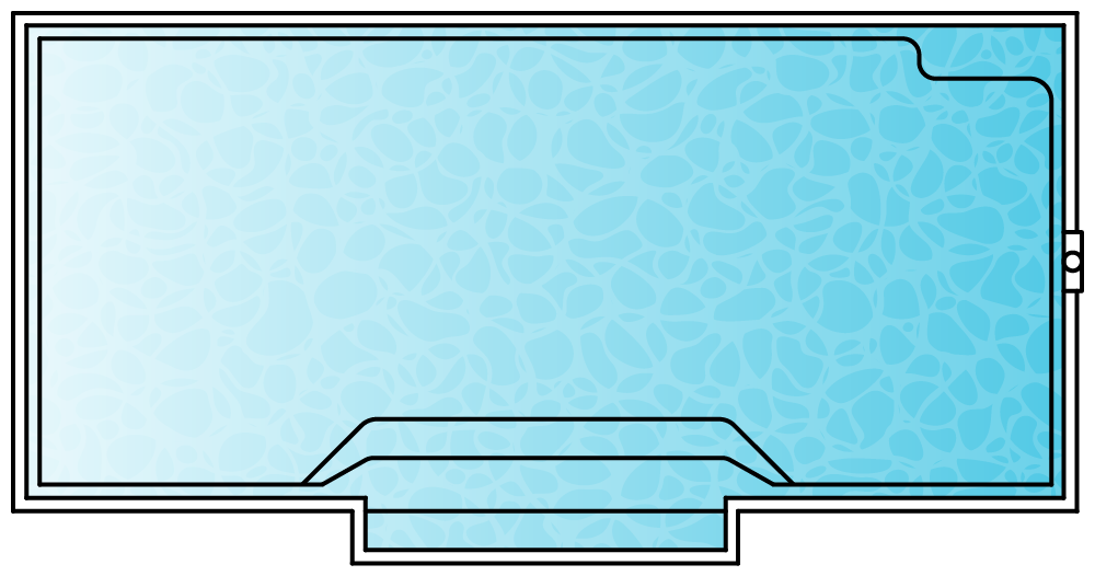 Cosmo 8 pool shape diagram