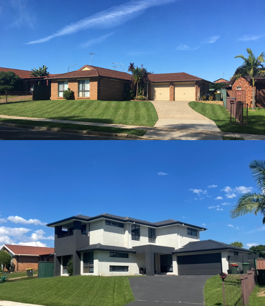 Home renovation before and after — Macarthur region