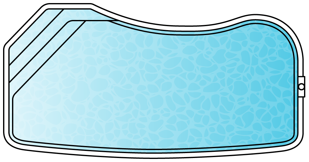 Belmont 7 pool shape diagram