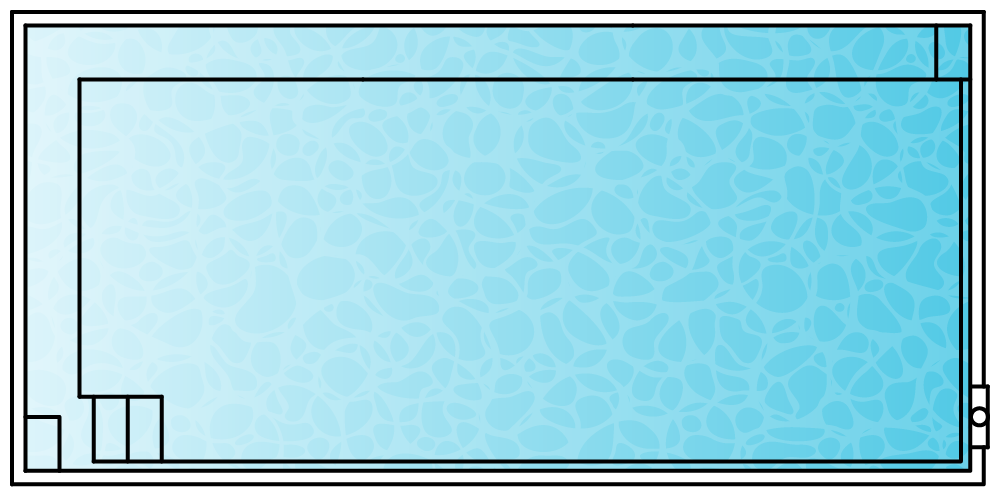 Entertainer 7 pool shape diagram